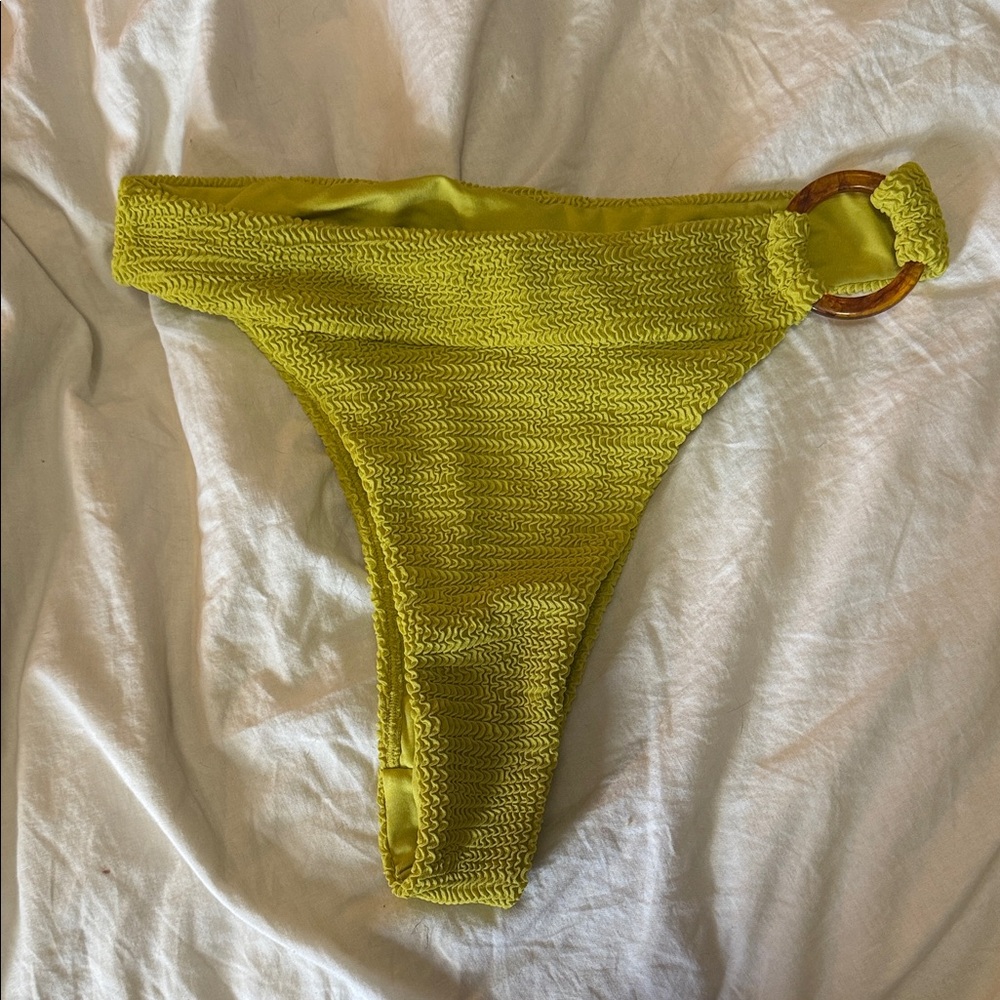 Monday Swimwear Lemongrass Textured Bottoms